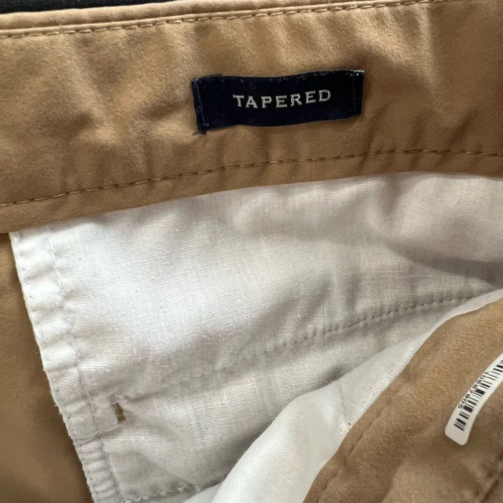 J.Crew Men's The Tech Thompson Pants Flex Size 32x34 Beige‎ Tapered